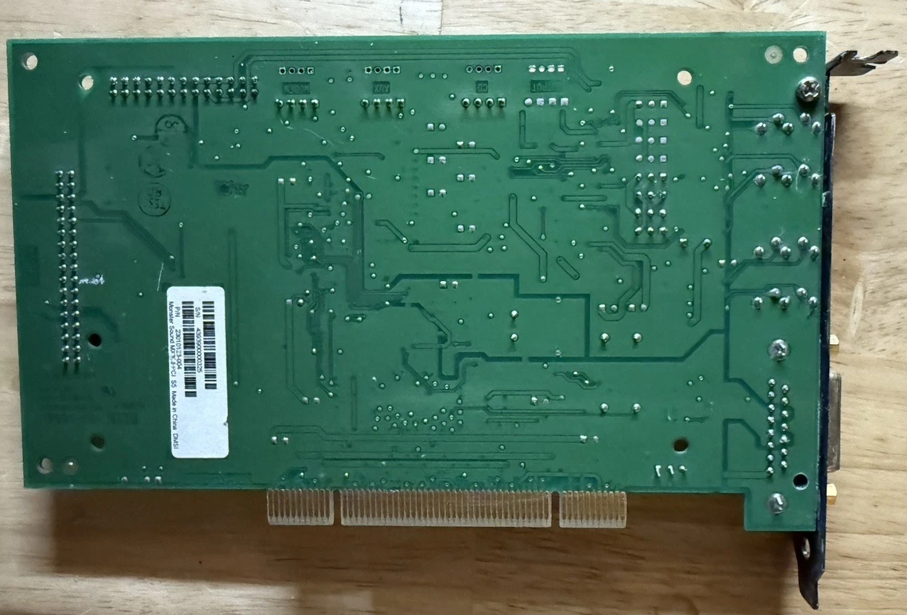 Diamond Monster Sound MX300 A3D サウンドカード DOS Days - Diamond Monster Sound MX300 (1998)